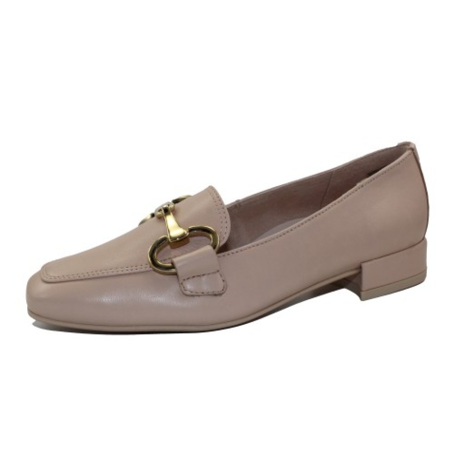 Women'S Paul Green Heels | Paul Green Women'S Lil Lux In Biscuit Soft Nappa Leather