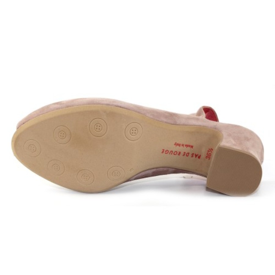 Women'S Pas De Rouge Slingbacks & Backstraps | Pas De Rouge Women'S Milly 2353 In Onice Tan Suede