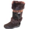 Women'S Pajar Boots & Booties | Pajar Women'S Laura In Brown Goat/Rabbit