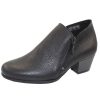 Women'S Arche Boots & Booties | Arche Women'S Mallye In Noir Hopi/Ornoir Hopi Metal Leather