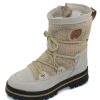 Women'S Pajar Snow Boots | Pajar Women'S Maxine In Beige Leather/Shearling