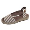 Women'S Toni Pons Platforms | Toni Pons Women'S Estel-Dd In Taupe Striped Canvas