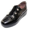 Women'S Wonders Slip Ons | Wonders Women'S A-8334 In Black Leather