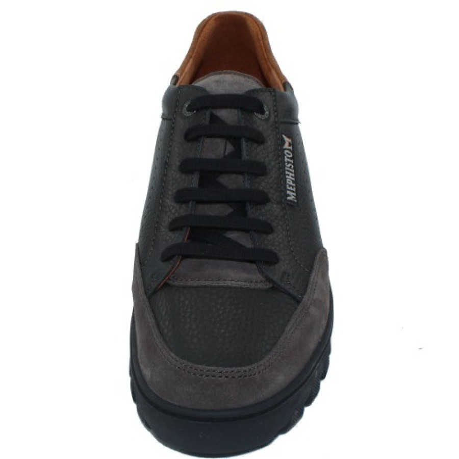 Men'S Mephisto Travel | Mephisto Men'S Flynn In Graphite Velsport 3659/00/44