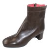 Women'S Pas De Rouge Boots & Booties | Pas De Rouge Women'S Chantal 2446 In Fango Taupe Nappa Leather