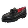 Women'S Pas De Rouge Loafers | Pas De Rouge Women'S Marta 3701 In Black Leather