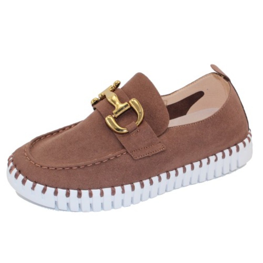 Women'S Ilse Jacobsen Slip Ons | Ilse Jacobsen Women'S Tulip 3874 In Brown