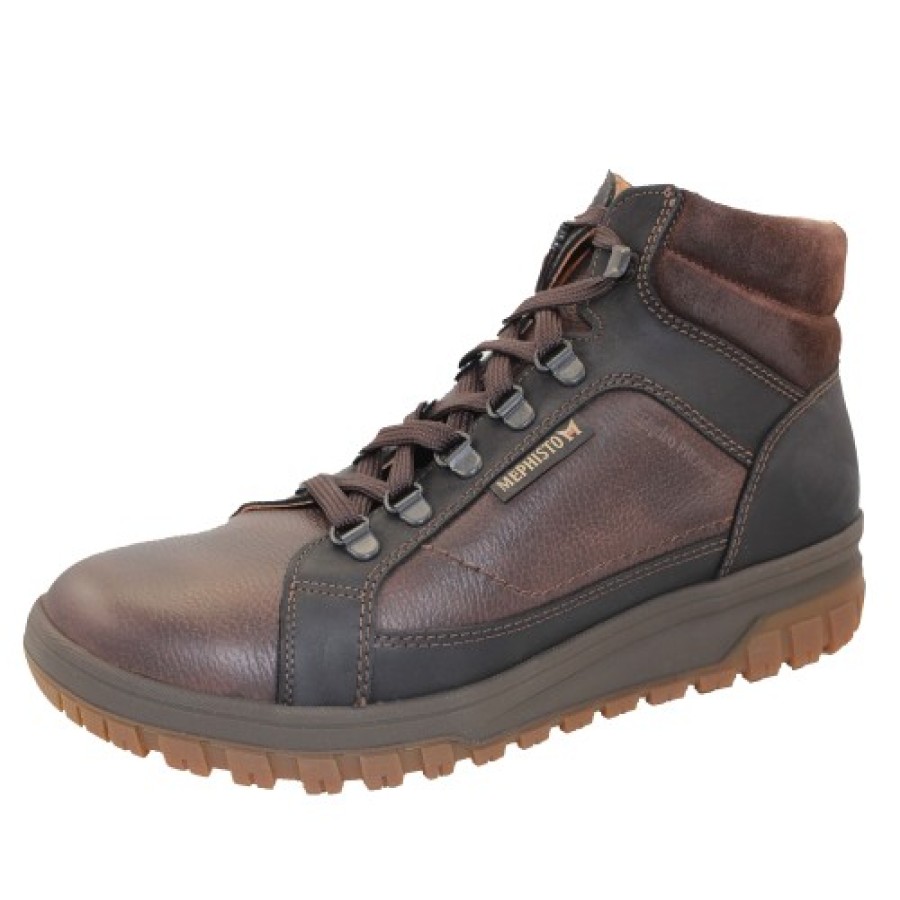 Men'S Mephisto Waterproof | Mephisto Men'S Pitt Hydro In Dark Brown Nevada Leather 1551/00/51