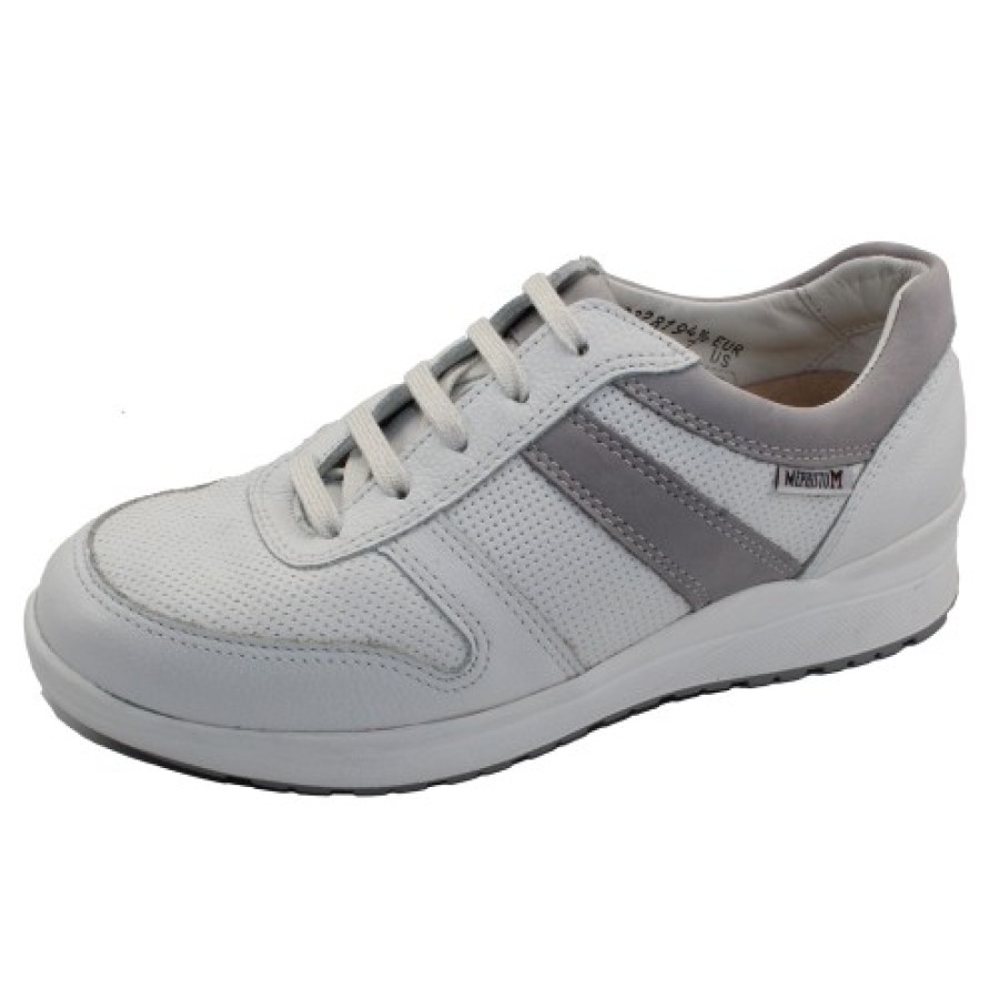 Women'S Mephisto Lace Up | Mephisto Women'S Rebeca Perf In White Empire Leather 9230/6905