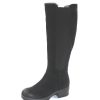 Women'S Salvia Boots & Booties | Salvia Women'S Carmen In Black Vizalo Suede