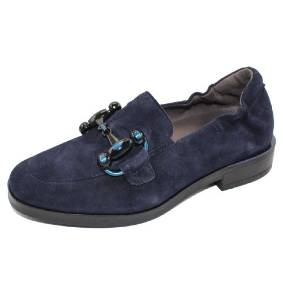 Women'S Softwaves Heels | Softwaves Women'S Gladis 8.35.23 In Ink Velour Suede