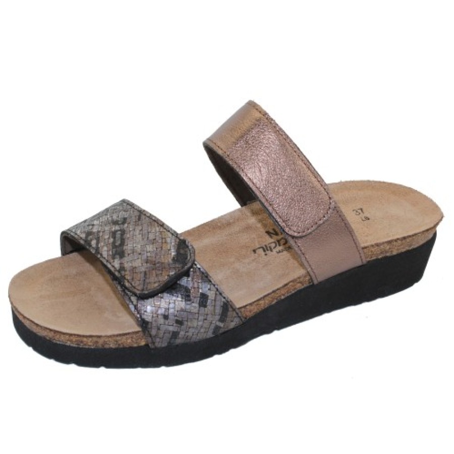 Women'S Naot Travel | Naot Women'S Althea In Mixed Metallic Leather/Radiant Copper