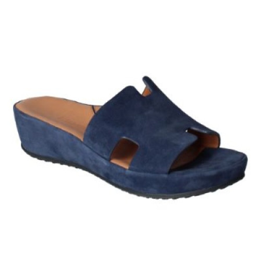 Women'S Lamour Des Pieds Travel | Lamour Des Pieds Women'S Catiana In Navy Kid Suede