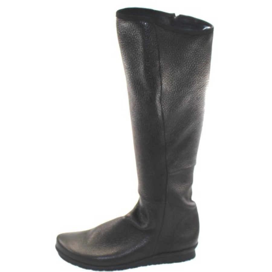 Women'S Arche Boots & Booties | Arche Women'S Barkya In Noir Cerf/Belusa Leather