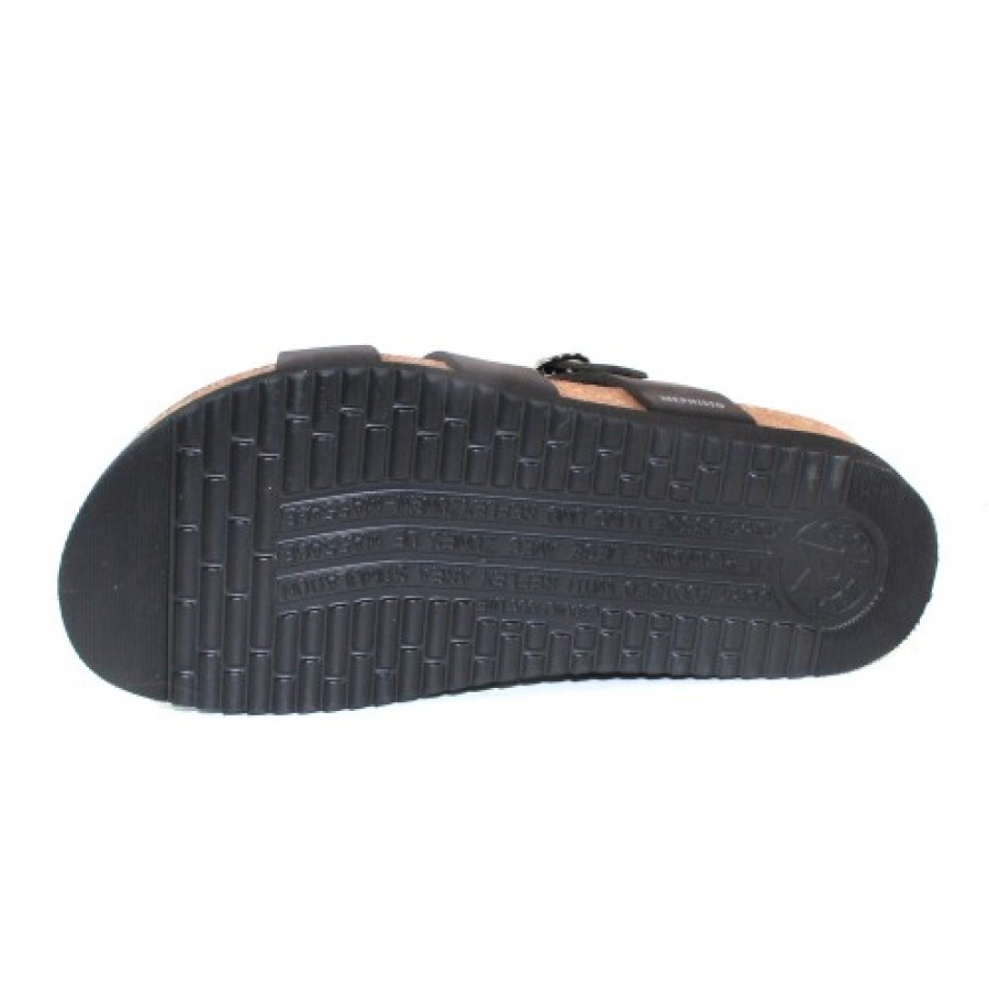 Women'S Mephisto Footbed | Mephisto Women'S Hannel In Black Nubuck 6000