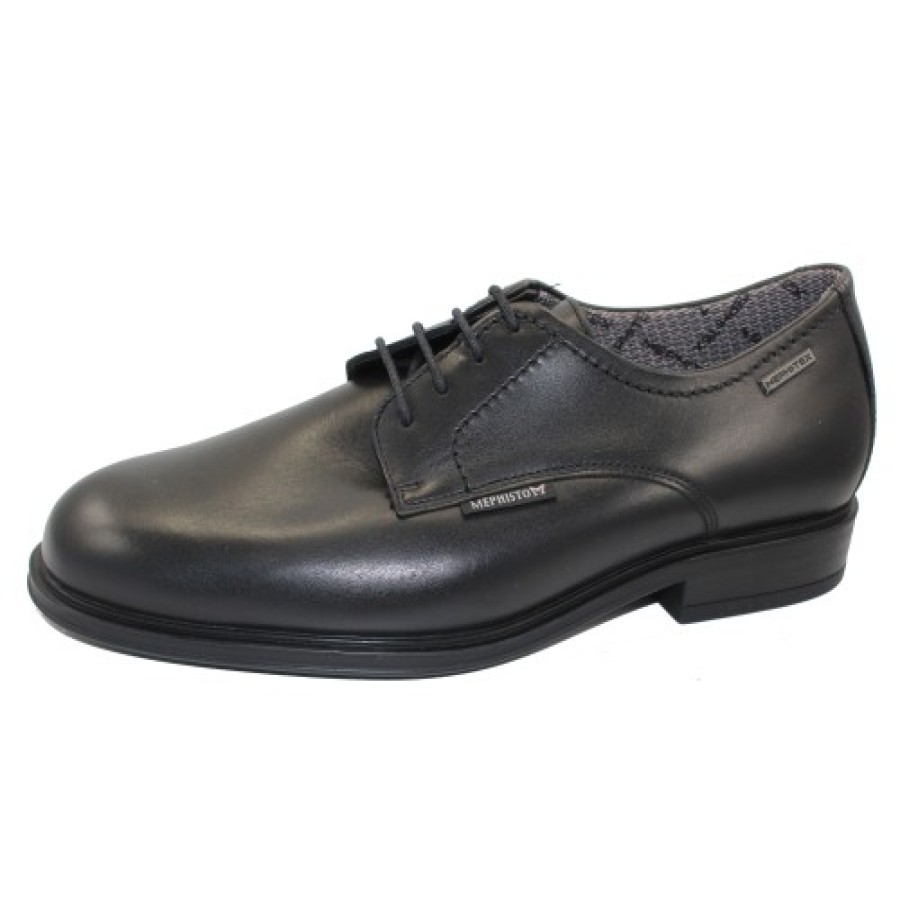 Men'S Mephisto Plain Toe | Mephisto Men'S Keaton Mt In Black Antica Leather 8800