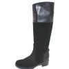 Women'S Wonders Boots & Booties | Wonders Women'S D-9307-W In Black Waterproof Leather/Suede