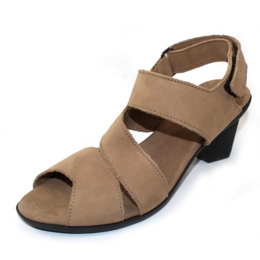 Women'S Arche Back Straps | Arche Women'S Enorya In Sand Nubuck - Beige