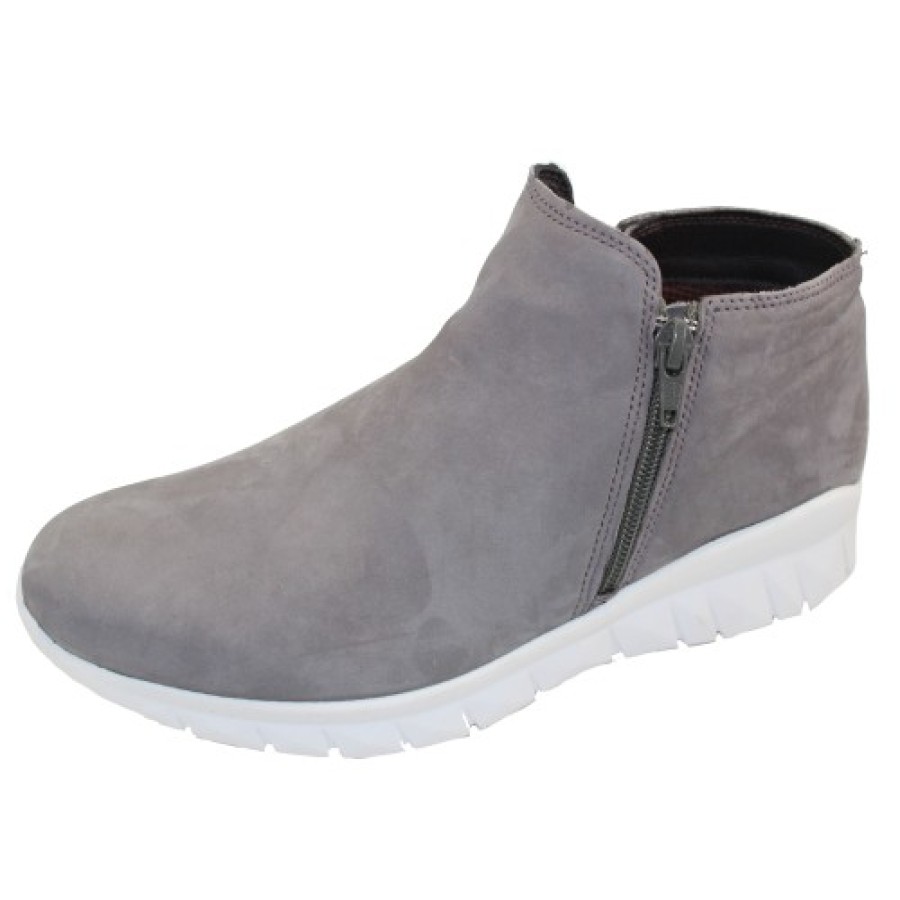 Women'S Naot Zippers | Naot Women'S Zodiac In Smoke Grey Nubuck