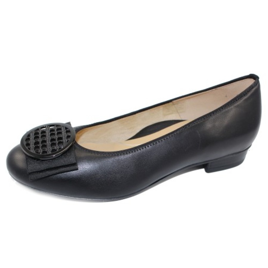 Women'S Ara Pumps | Ara Women'S Bambi In Black Nappa Leather