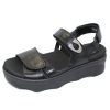 Women'S Wolky Footbed | Wolky Women'S Medusa In Black Leather