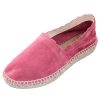 Women'S Andre Assous Slip Ons | Andre Assous Women'S Caroline In Raspberry Suede