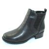 Women'S Valdini Zippers | Valdini Women'S Marthe Wp In Black Waterproof Calfskin Leather