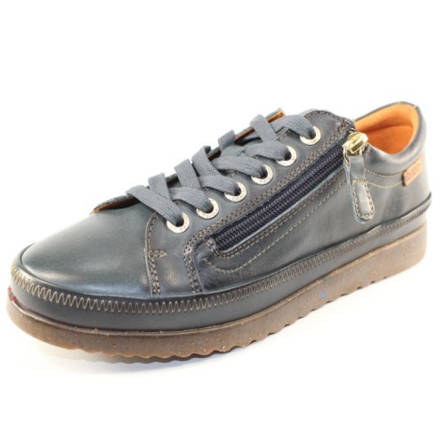 Women'S Pikolinos Fashion | Pikolinos Women'S Mallorca W8C-4509 In Moon-Ocean Calfskin Leather