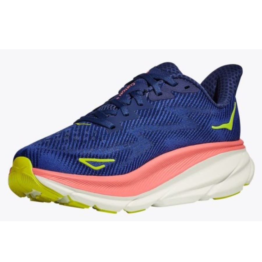 Women'S Hoka One One Walking | Hoka One One Women'S Clifton 9 In Evening Sky/Coral