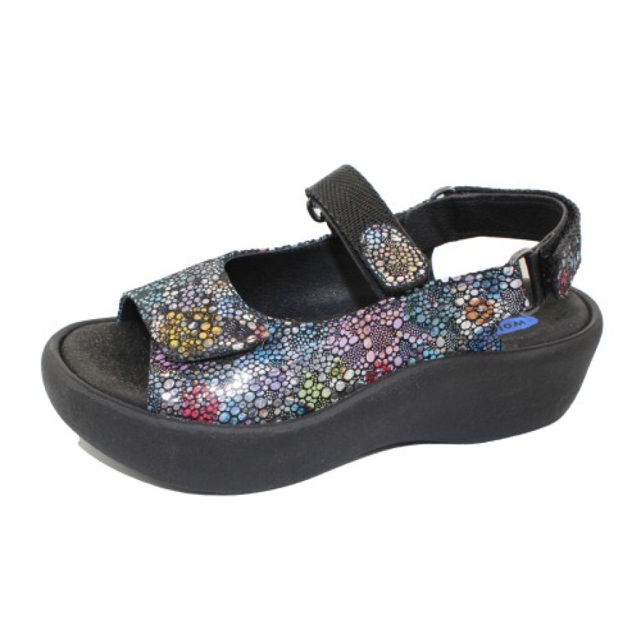 Women'S Wolky Travel | Wolky Women'S Jewel In Black Multi Colmeia