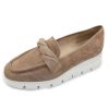 Women'S Brunate Slip Ons | Brunate Women'S Agio In Nut Suede