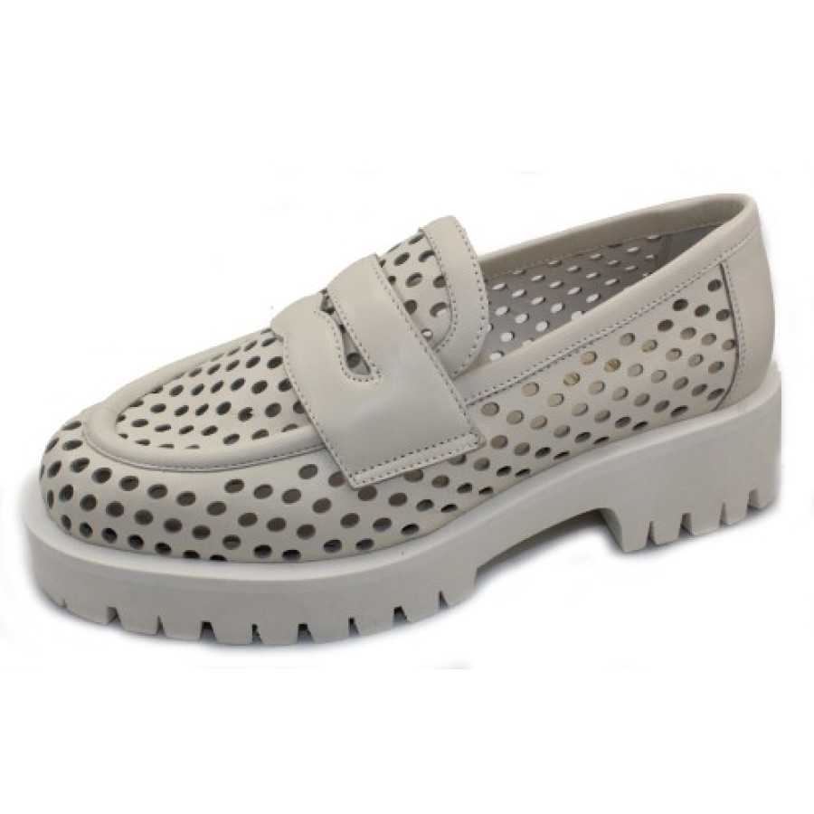 Women'S La Canadienne Mocs | La Canadienne Women'S Belford In White Leather