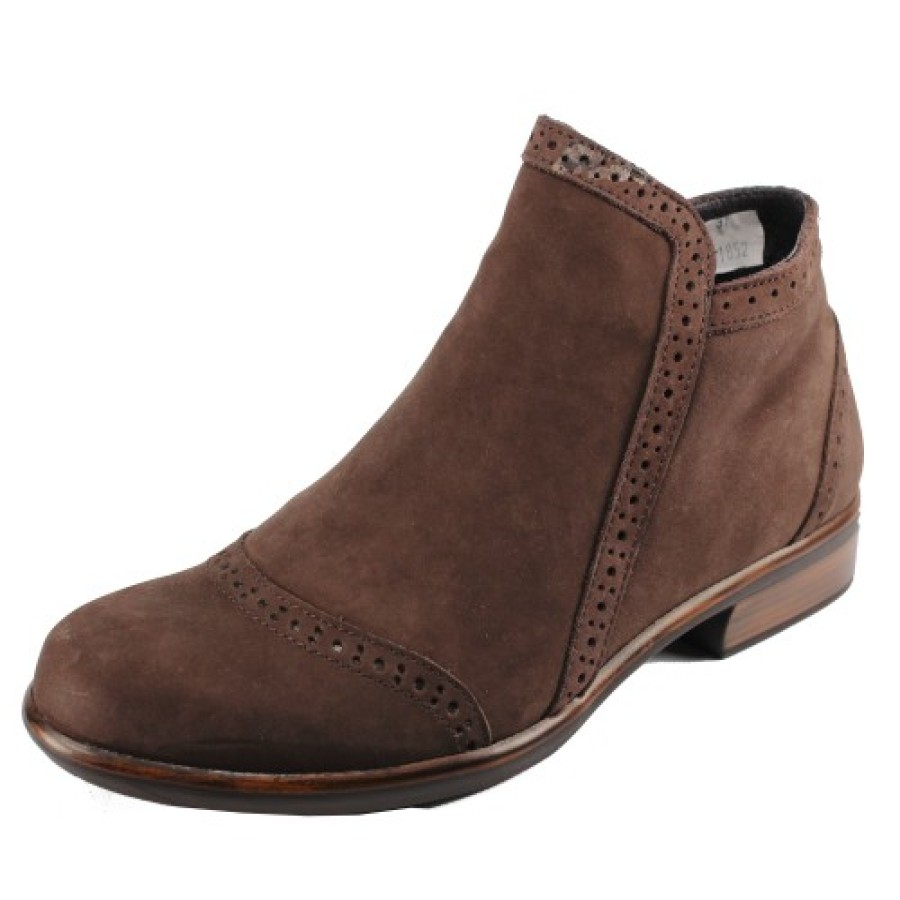 Women'S Naot Boots & Booties | Naot Women'S Nefasi In Coffee Bean Nubuck