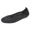 Women'S Arche Ballet | Arche Women'S Lilly In Noir Nubuck - Black