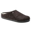 Women'S Birkenstock Open Back | Birkenstock Women'S Zermatt Shearling In Mocha Wool/Natural Shearling