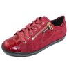 Women'S Mephisto Zippers | Mephisto Women'S Hawai Mobils In Oxblood Gavial Leather/Nubuck 13988/12274