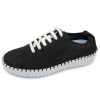 Women'S Eric Michael Slip Ons | Eric Michael Women'S Beatrice In Black Mesh/Nubuck