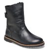 Women'S Birkenstock Boots & Booties | Birkenstock Women'S Uppsala Shearling In Black Leather