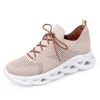 Women'S Yes Brand Shoes Travel | Yes Brand Shoes Women'S Sallie Lace In Beige Knit Fabric