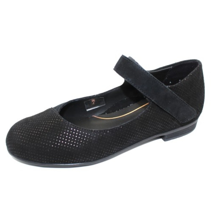 Women'S Ara Mary Jane & Instep Strap | Ara Women'S Sienna In Black Puntakid/Suede