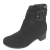 Women'S Mephisto Boots & Booties | Mephisto Women'S Gianina In Black Velcalf Premium 12200