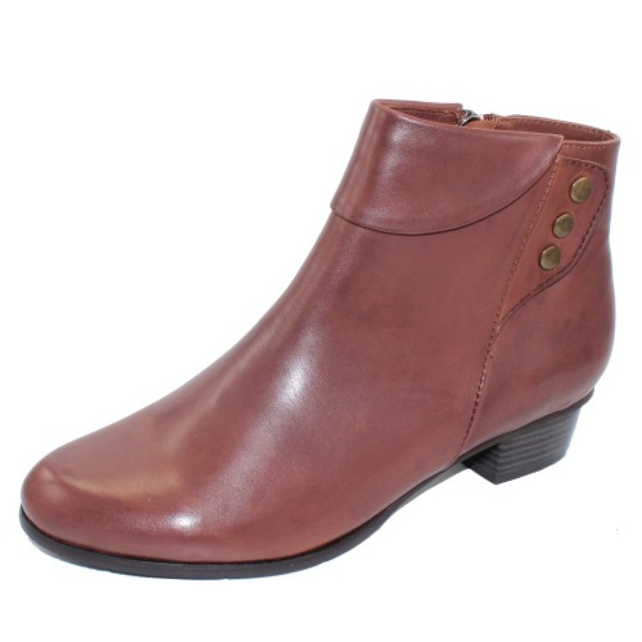 Women'S Regarde Le Ciel Boots & Booties | Regarde Le Ciel Women'S Stefany-186 In Noce Glove Leather