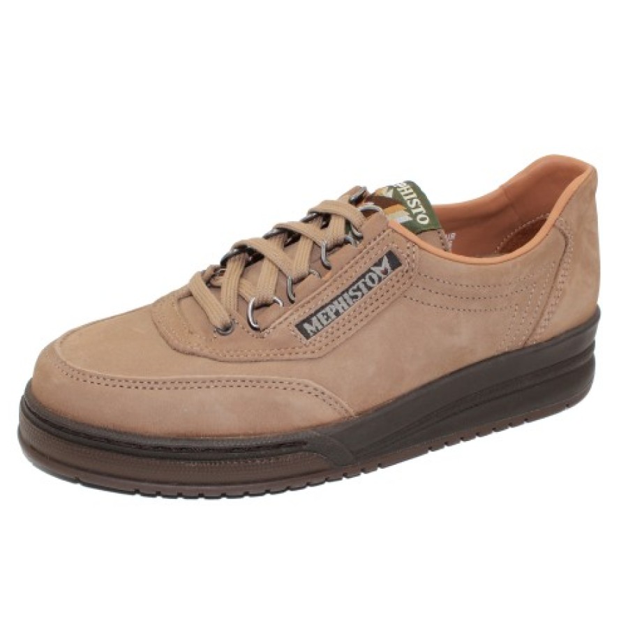 Women'S Mephisto Lace Up | Mephisto Women'S Rush In Taupe Nomad 25537