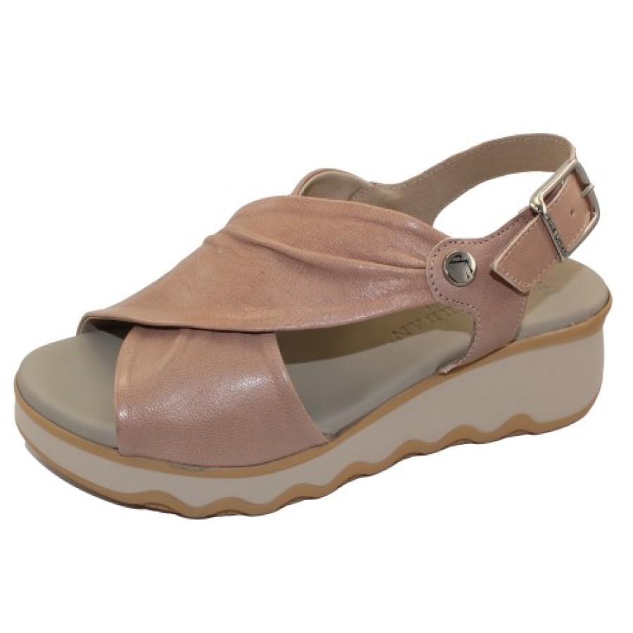 Women'S Paula Urban Wedges | Paula Urban Women'S 5-403 In Sand Smooth Leather