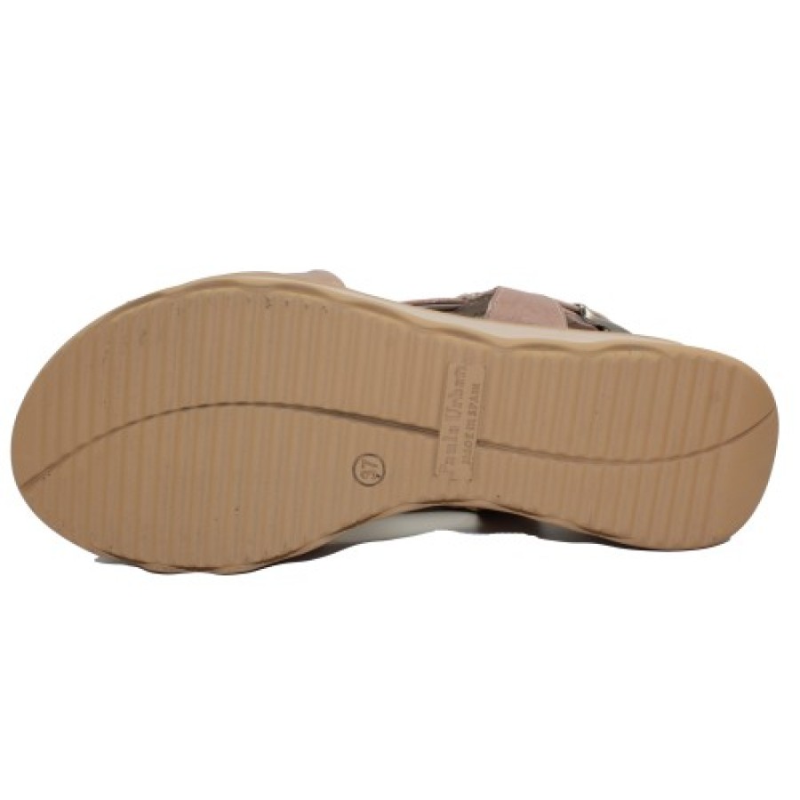 Women'S Paula Urban Wedges | Paula Urban Women'S 5-403 In Sand Smooth Leather