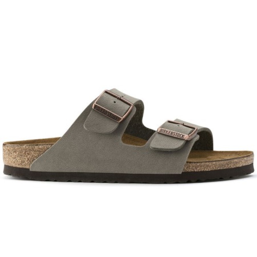 Women'S Birkenstock Flats | Birkenstock Women'S Arizona In Stone Birkibuc