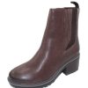 Women'S Salvia Ankle Boots | Salvia Women'S Meara In Cafe Sheep Nappa Leather