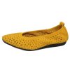 Women'S Arche Flats | Arche Women'S Lilly In Zenith Nubuck - Muted Yellow