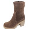 Women'S La Canadienne Boots & Booties | La Canadienne Women'S Zed In Stone Oiled Waterproof Suede