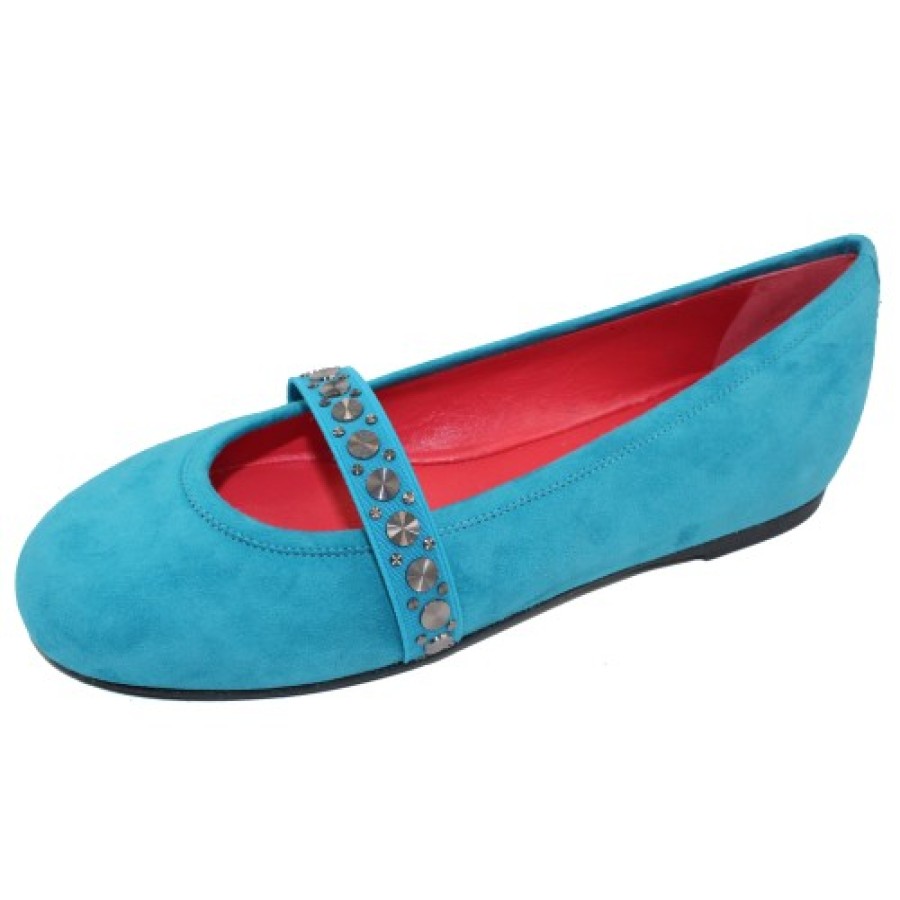 Women'S Pas De Rouge Pumps | Pas De Rouge Women'S Dafne 1639 In Light Blue Nappa Leather